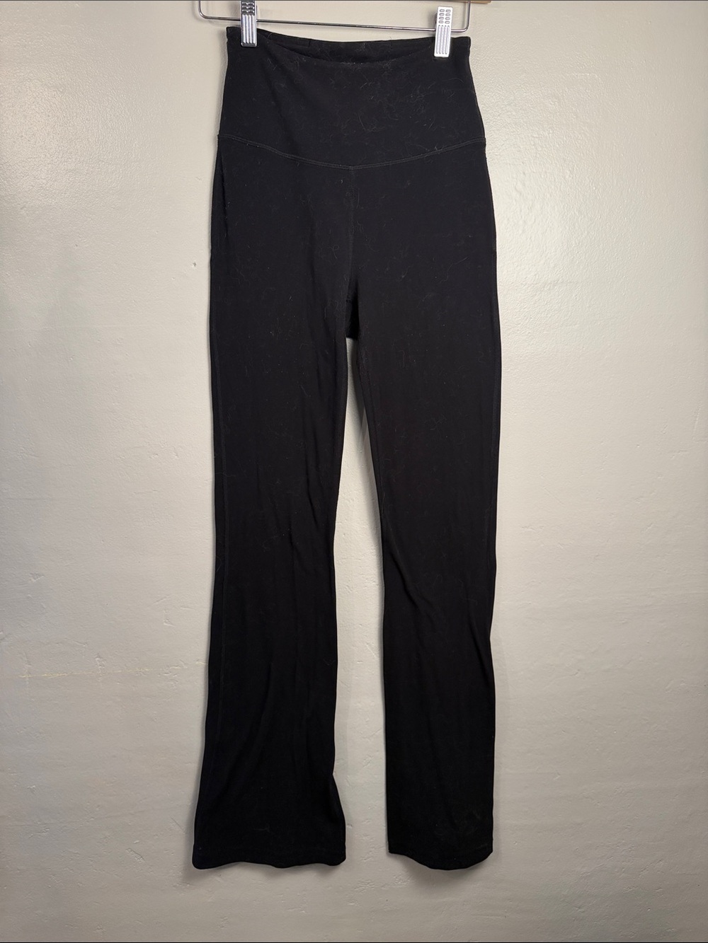 Lululemon High-Waist Black Flare Yoga Pants size 4
